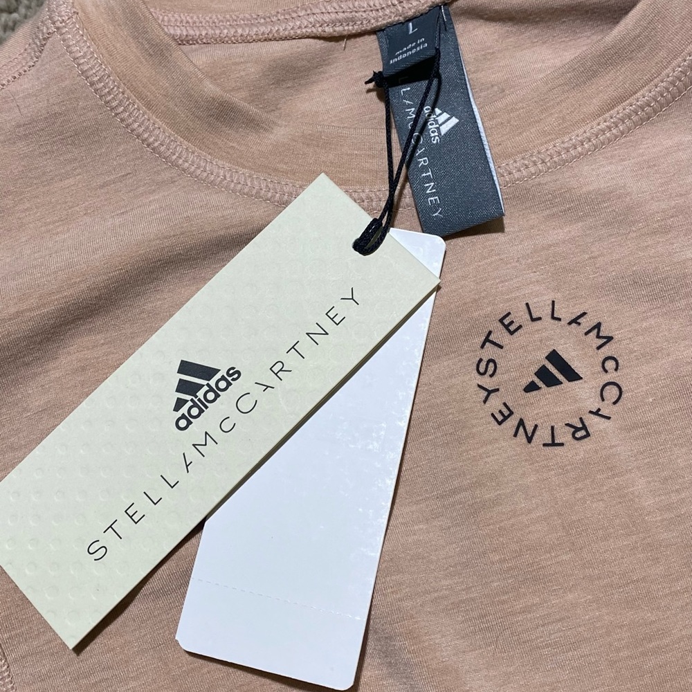 Adidas Stella McCartney TrueStrength Long Sleeve Crop Top - Picture 6 of 8